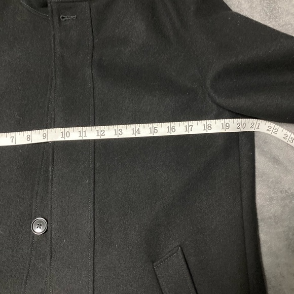 Express Wool Coat Men’s Size Small Black - Picture 15 of 16